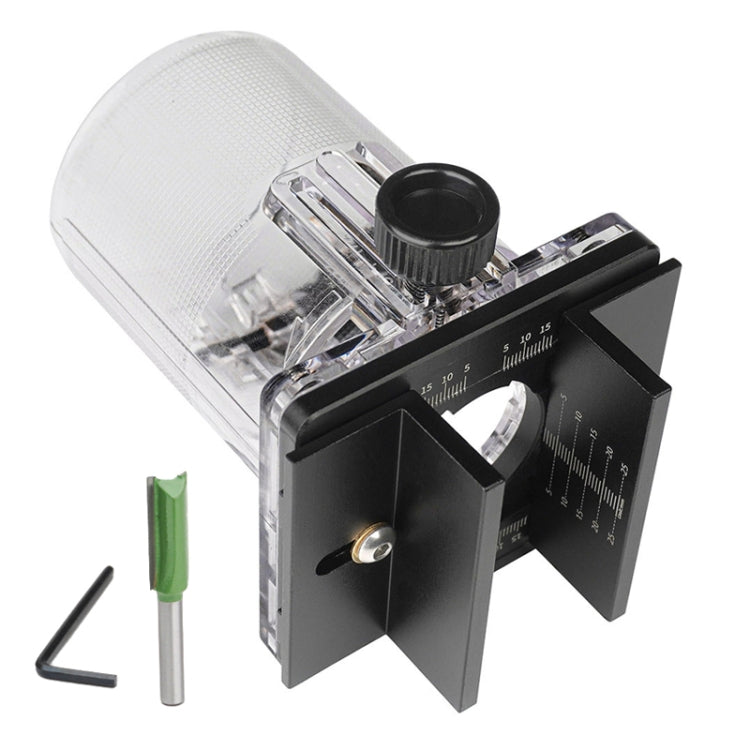 2 In 1 Woodworking Trimming Slotting Bracket Invisible Fasteners Wardrobe Opening Punching Locator