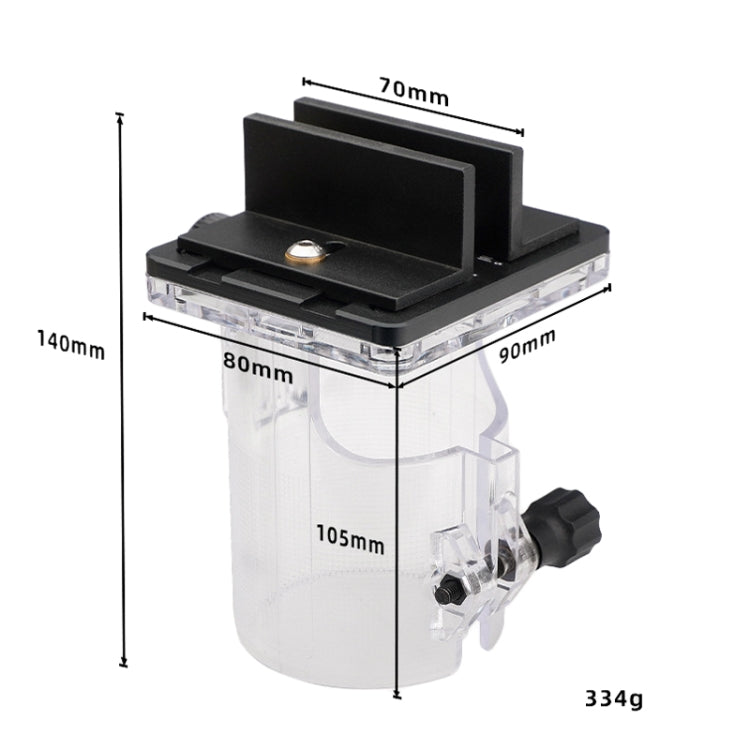 2 In 1 Woodworking Trimming Slotting Bracket Invisible Fasteners Wardrobe Opening Punching Locator