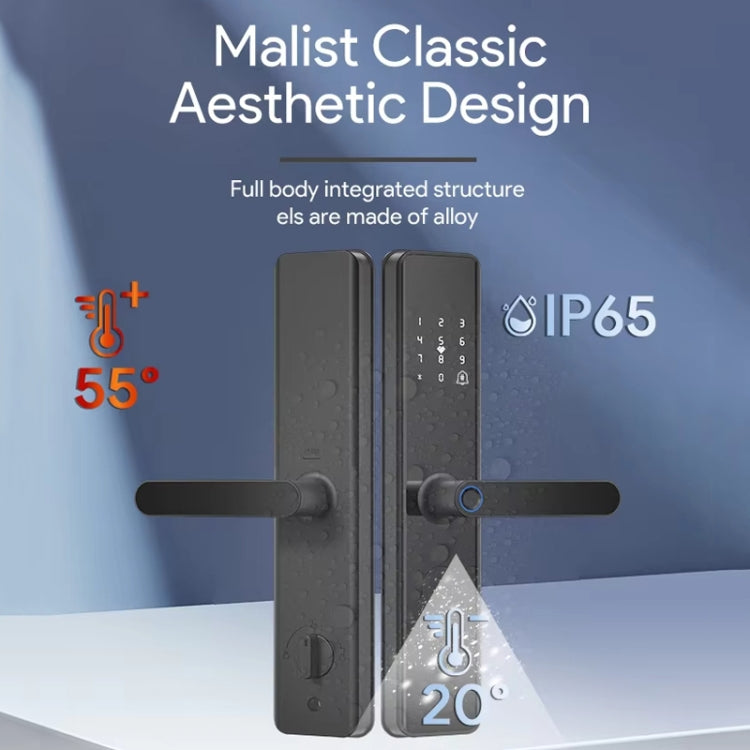 A50 Smart Fingerprint Lock Electronic Indoor Lock Apartment Lock With Handle