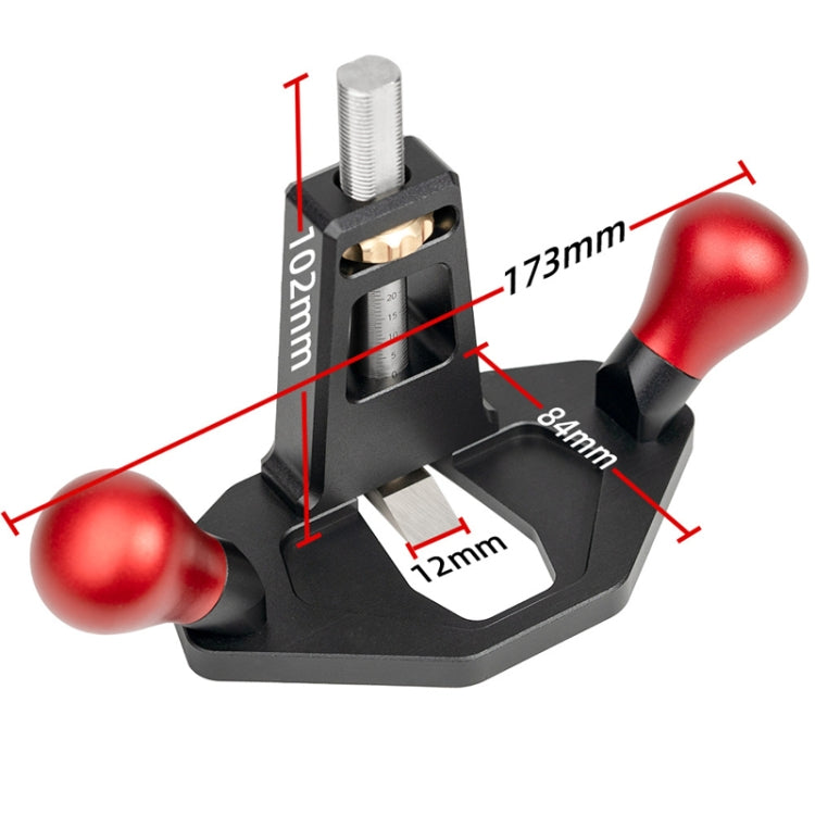 Router Planer Right Angle Tenon Shoulder Trimming Slotting Planer DIY Woodcraft Tool