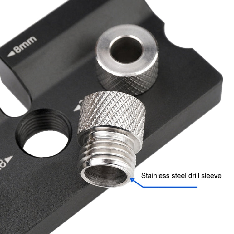 3 In 1 Punch Locator Woodworking Positioning Fixture Drilling Wood Doweling Jig