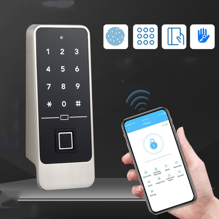F8  Electronic Cabinet Lock Keyless Password Intelligent Card Unlock