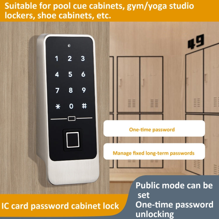 F8  Electronic Cabinet Lock Keyless Password Intelligent Card Unlock