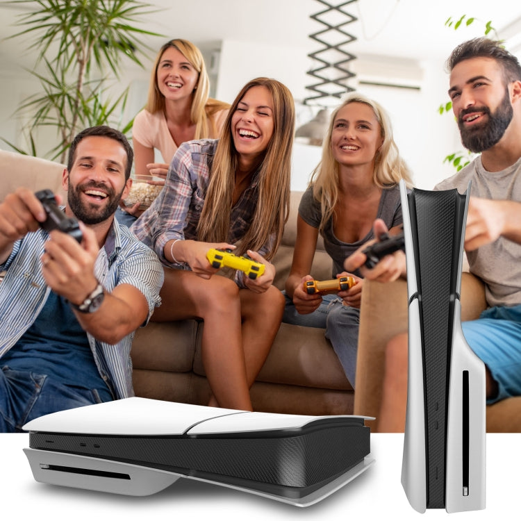 For PS5 Slim Console Middle Sticker Scratch Resistant Digital Optical Drive Version Universal Sticker
