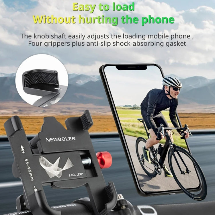 Bicycle Phone Holder Universal Aluminum Alloy Electric Bike Mount
