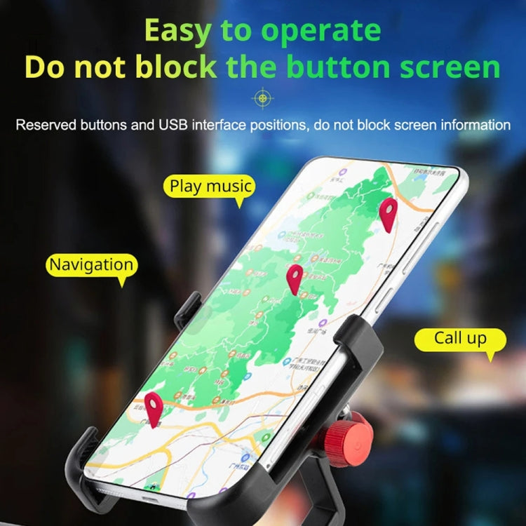 Bicycle Phone Holder Universal Aluminum Alloy Electric Bike Mount