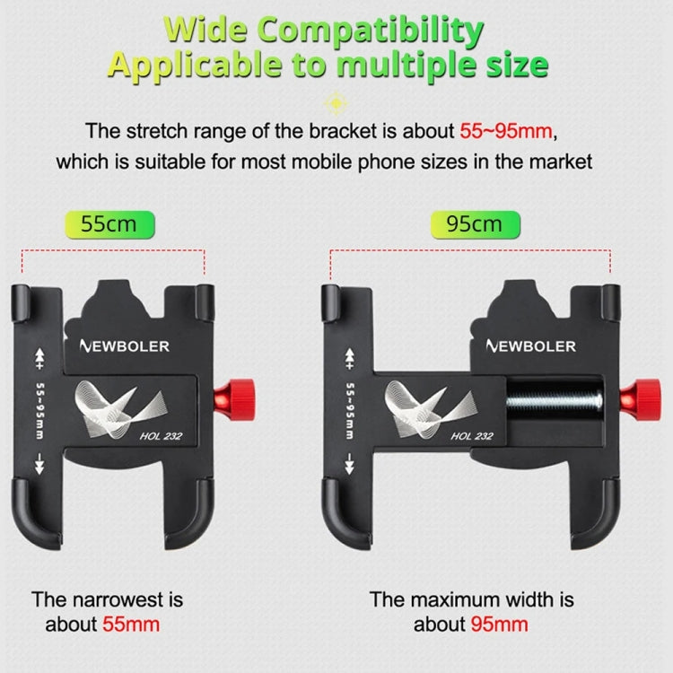 Bicycle Phone Holder Universal Aluminum Alloy Electric Bike Mount