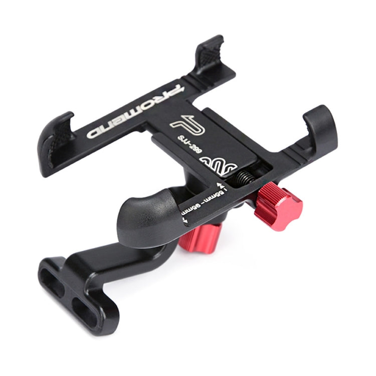 PROMEND Aluminum Alloy Cell Phone Holder Adjustable Angle Rotating Motorcycle Navigation Support