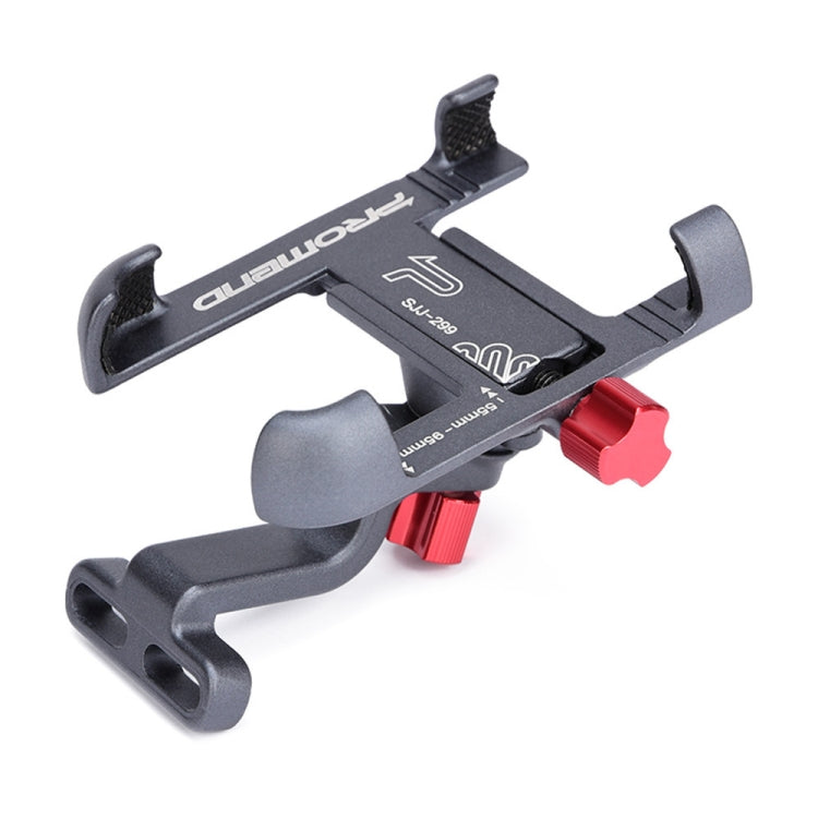 PROMEND Aluminum Alloy Cell Phone Holder Adjustable Angle Rotating Motorcycle Navigation Support