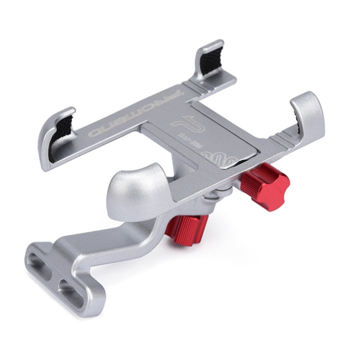 PROMEND Aluminum Alloy Cell Phone Holder Adjustable Angle Rotating Motorcycle Navigation Support