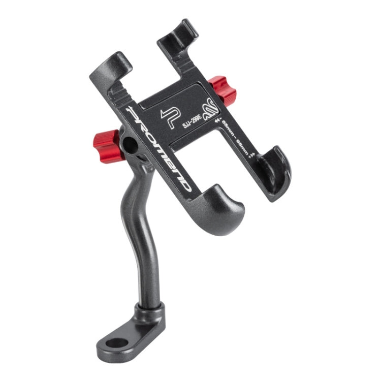 PROMEND Aluminum Alloy Cell Phone Holder Adjustable Angle Rotating Motorcycle Navigation Support