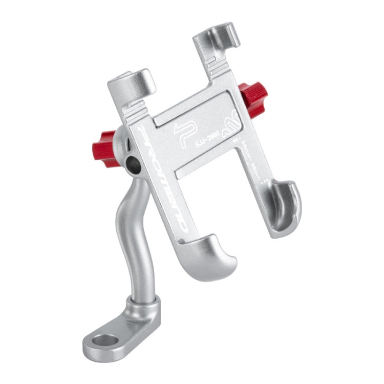 PROMEND Aluminum Alloy Cell Phone Holder Adjustable Angle Rotating Motorcycle Navigation Support