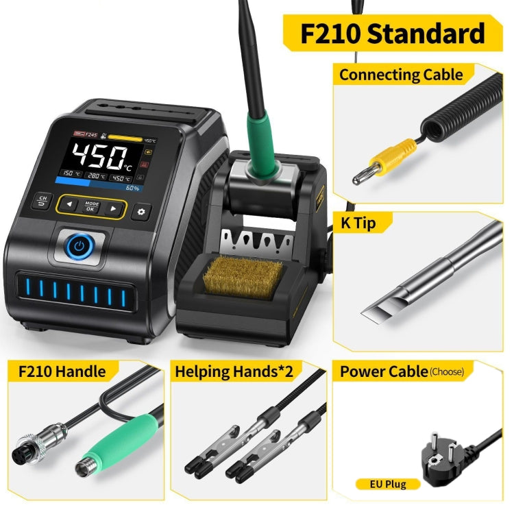 FNIRSI 200W Intelligent Constant Temperature Electric Soldering Iron Station