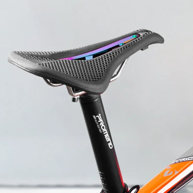 PROMEND SD-577 Bicycle Honeycomb Bionic Structure Saddle Hollow Steel Bow Breathable Comfort Saddle