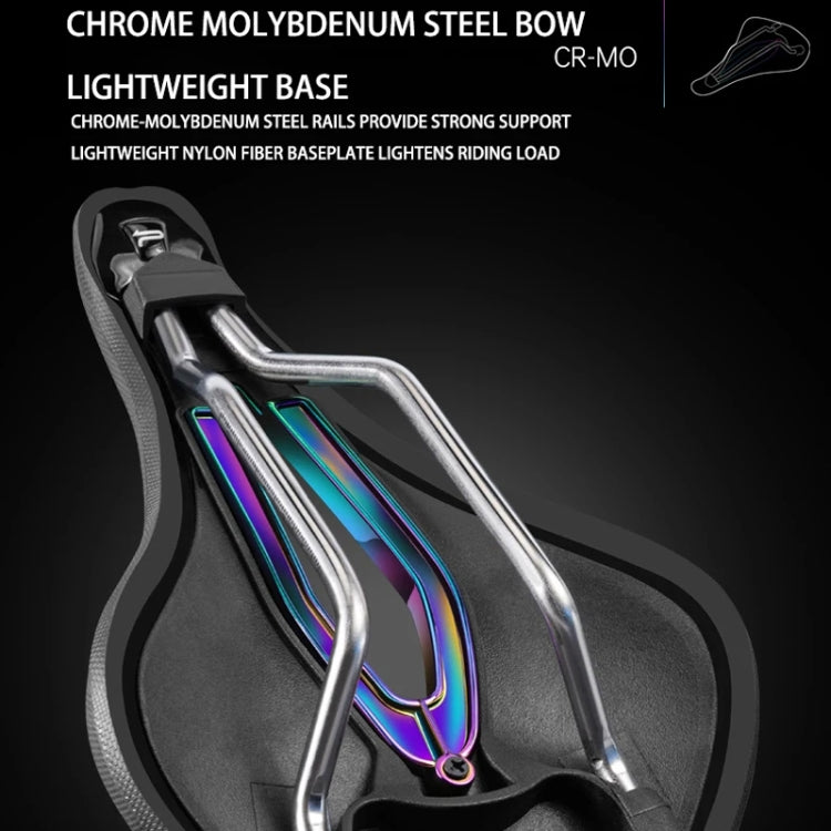 PROMEND SD-577 Bicycle Honeycomb Bionic Structure Saddle Hollow Steel Bow Breathable Comfort Saddle