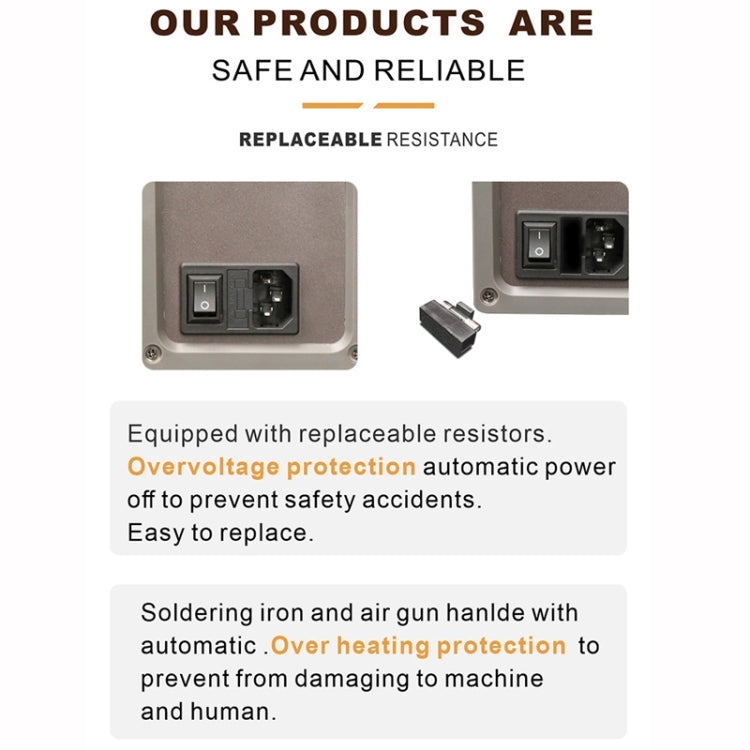 BAKU BA-898D+ T12 Solder Station Adjustable Temperature Electric Digital Soldering Iron For Phone Repair