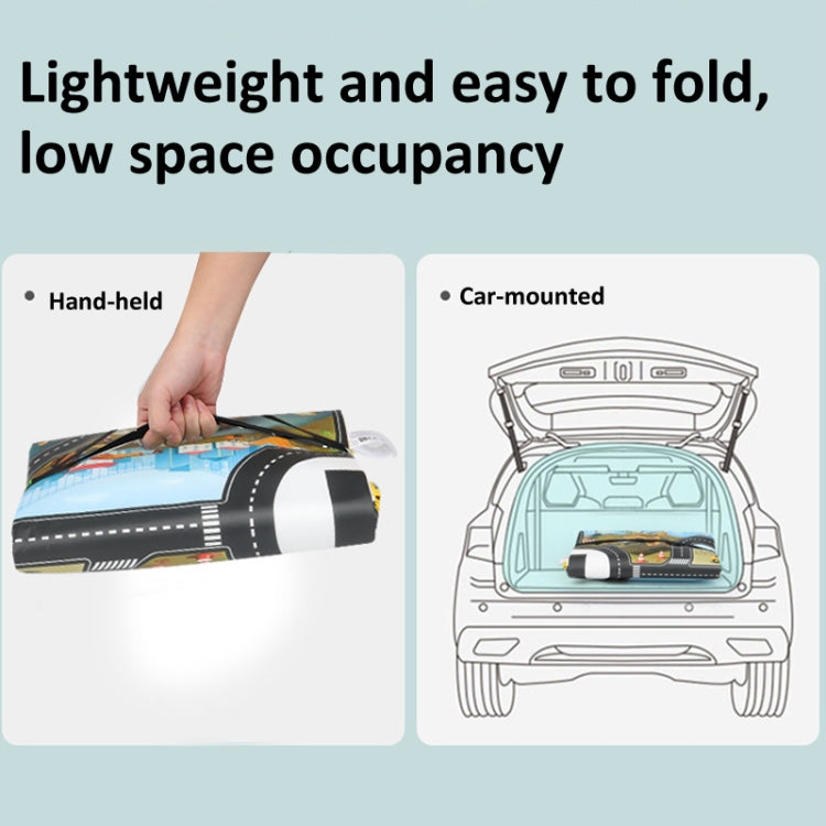 Engineering Parking Scene Play Mat Outdoor Picnic Beach Mat