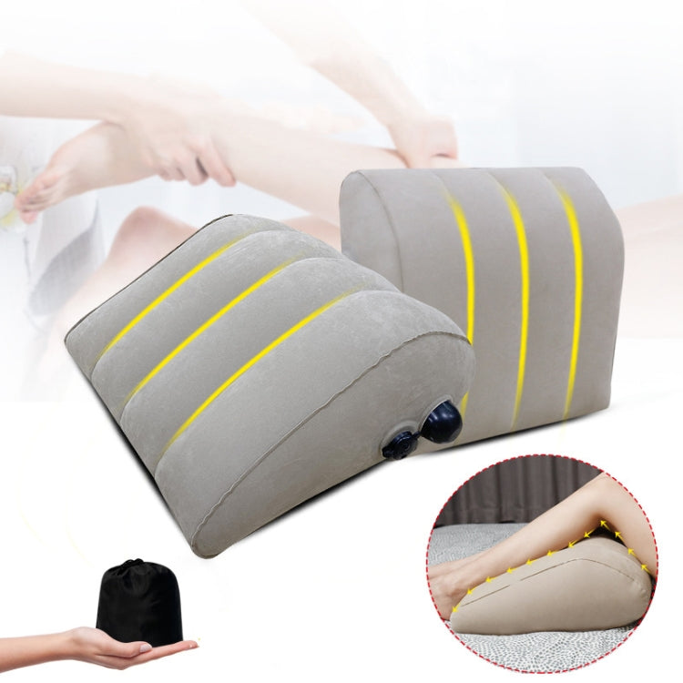 Press Inflatable Leg Rest Pillow Waist Cushion Portable Travel Back Cushion