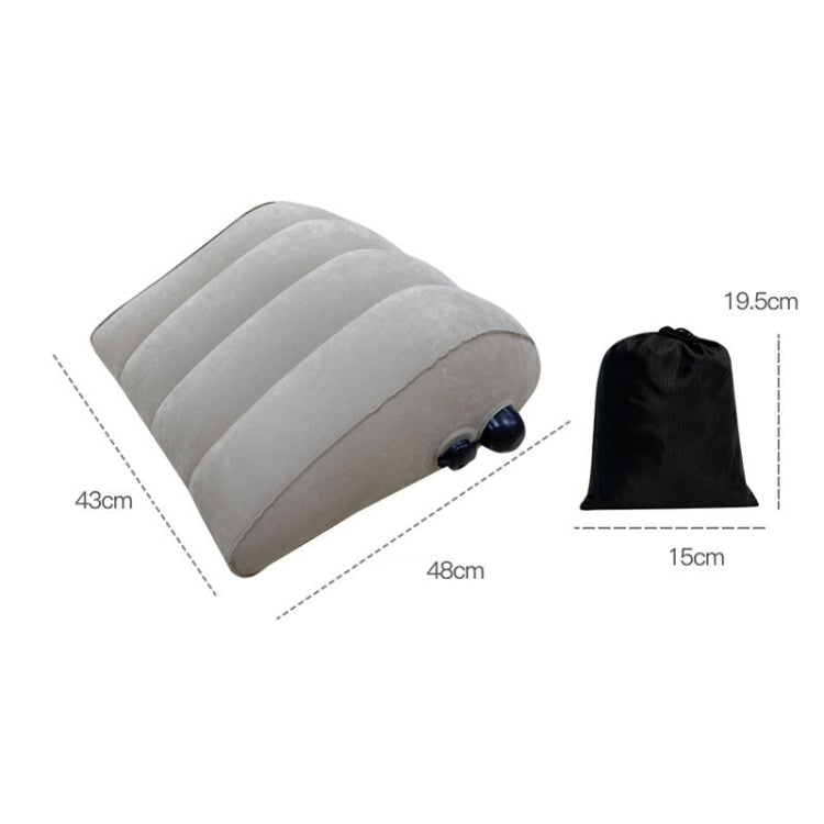Press Inflatable Leg Rest Pillow Waist Cushion Portable Travel Back Cushion