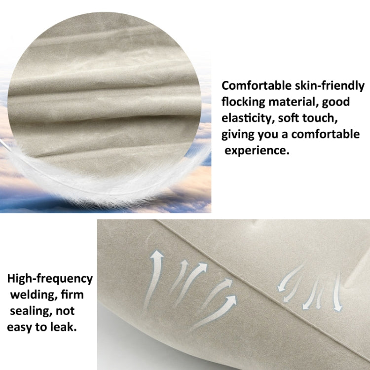 Lumbar Pillow Portable Travel Flocking Pillow Chair Back Support