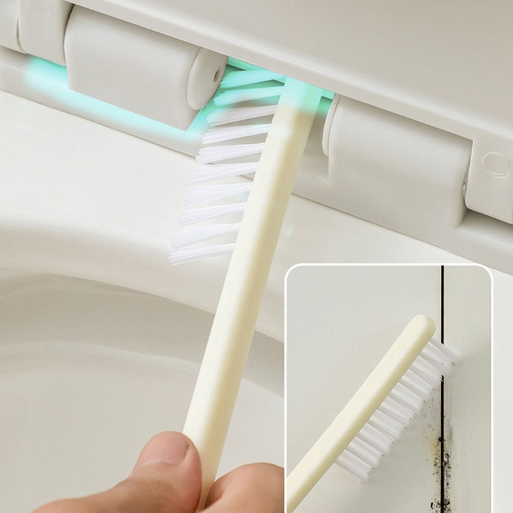 3 In 1 No Punch Wall Mounted Toilet Brush Household TPR Bristles Bathroom Cleaning Brush With Base