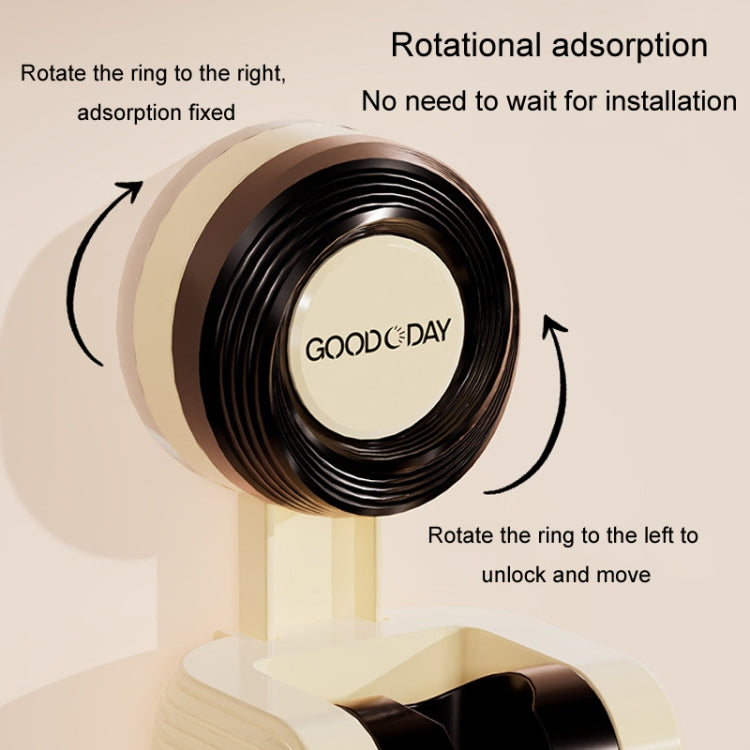 Suction Cup Shower Bracket Bathroom Swivel Adsorption Adjustable Shower Sprayer Holder