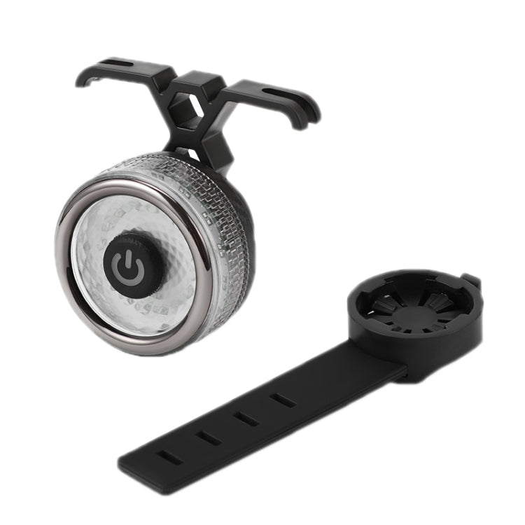 Round Bicycle Intelligent Induction Brake Taillight Night Riding Warning Light