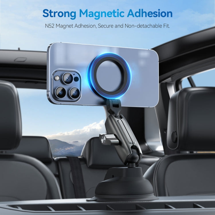 TELESIN Magnetic Suction Car Phone Mount 360 Degree Rotation Phone Holder