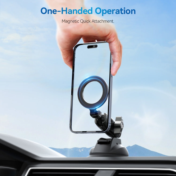 TELESIN Magnetic Suction Car Phone Mount 360 Degree Rotation Phone Holder