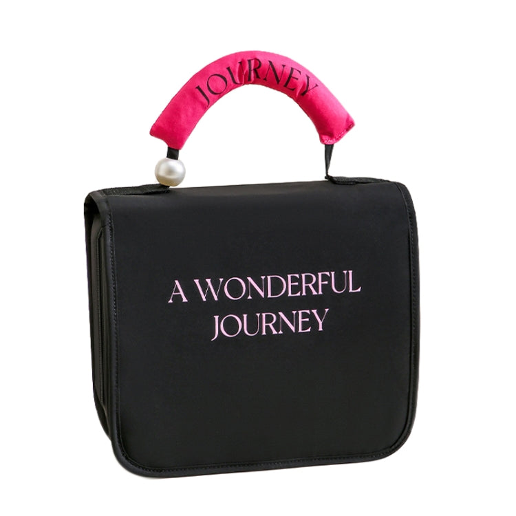 Pearl Portable Wash Bag Business Travel Hanging Large Capacity Makeup Bag Toiletries Organizer