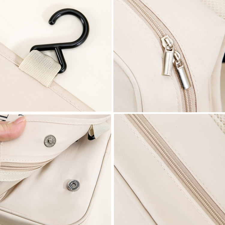 Pearl Portable Wash Bag Business Travel Hanging Large Capacity Makeup Bag Toiletries Organizer