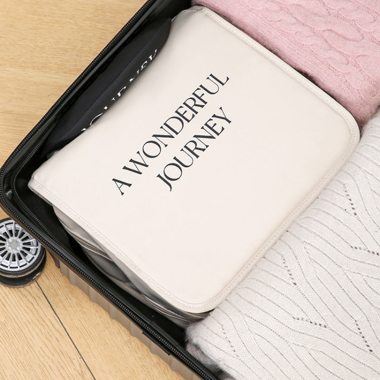 Pearl Portable Wash Bag Business Travel Hanging Large Capacity Makeup Bag Toiletries Organizer