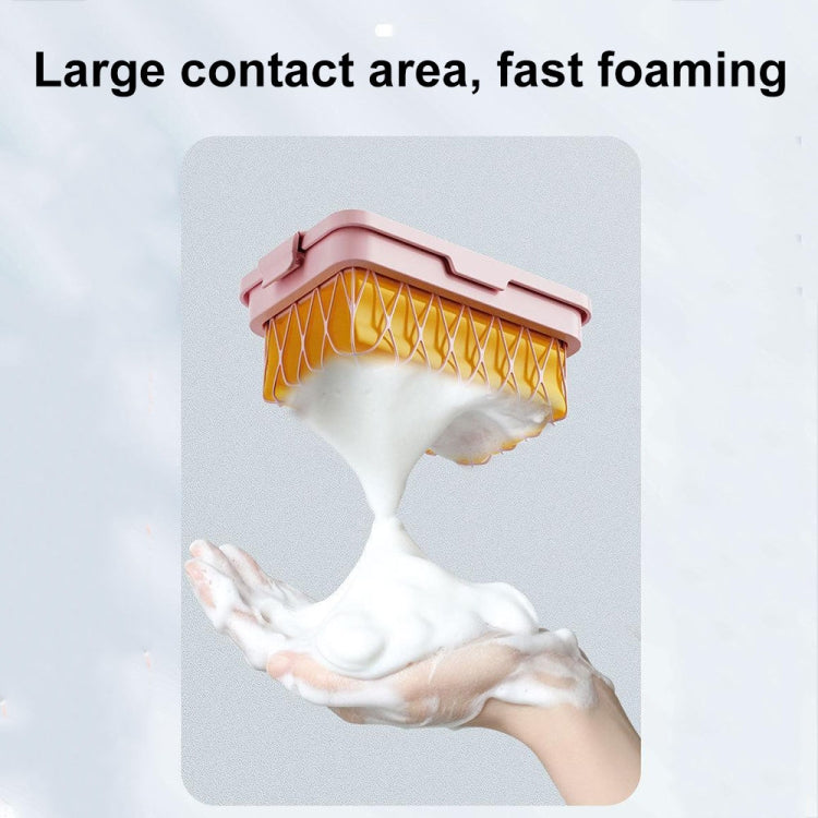 4pcs /Pack Multifunctional High Elastic Mesh Anti-slip Drain Foaming Soap Box