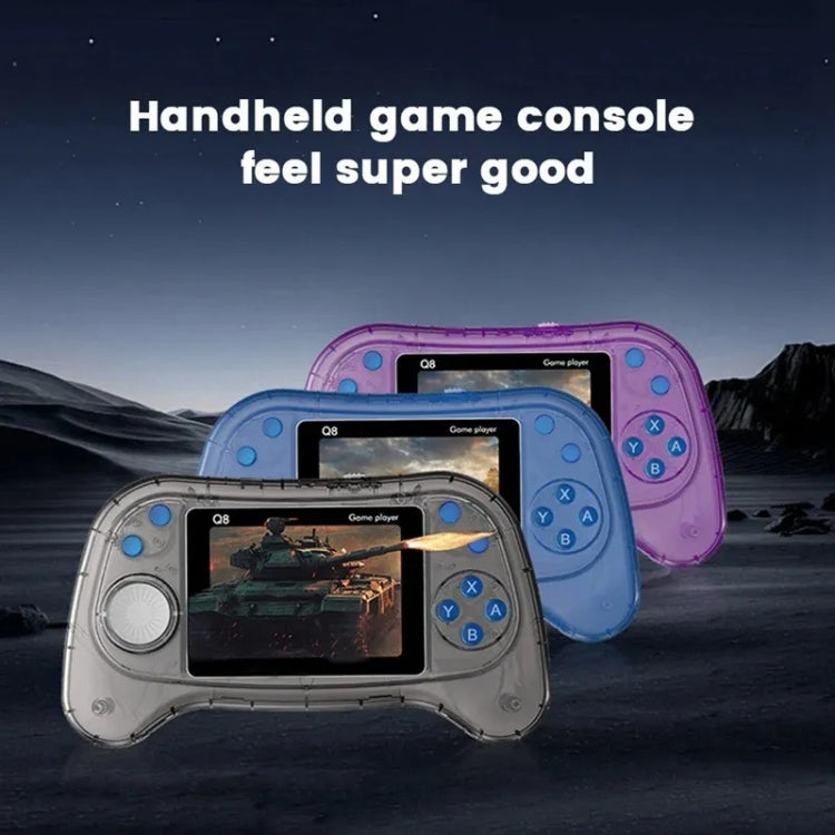 Q8 Handheld Game Console 3.0 Inch Screen Support TV Connection Built In 800 Games