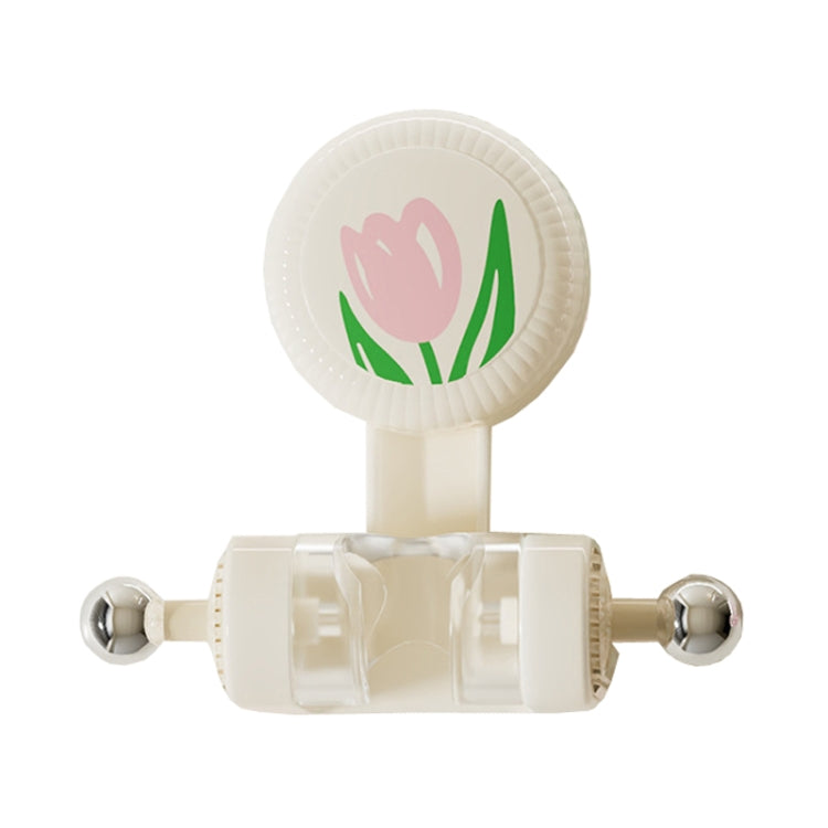 Bathroom No-Punch Suction Cup Showerhead Holder Tulip Shower Hanger