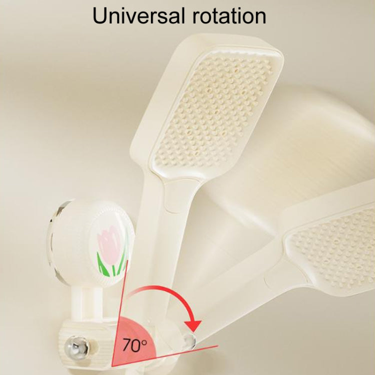 Bathroom No-Punch Suction Cup Showerhead Holder Tulip Shower Hanger
