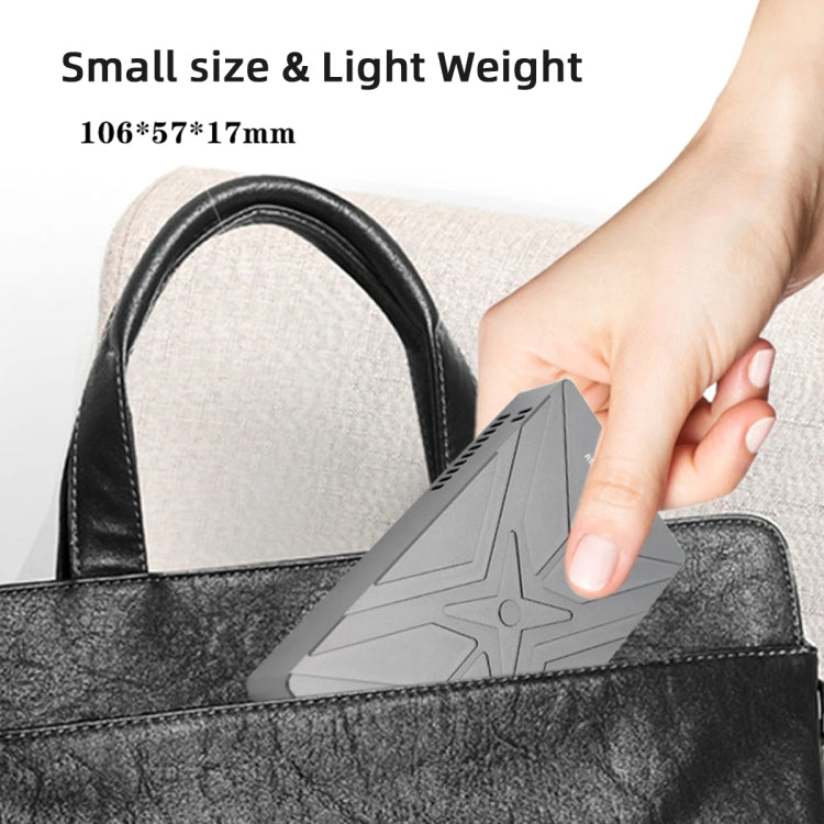 Dual M.2 NVME SSD RAID Array Mobile Hard Drive Enclosure Type-C USB3.2 GEN2x2 20G 586R