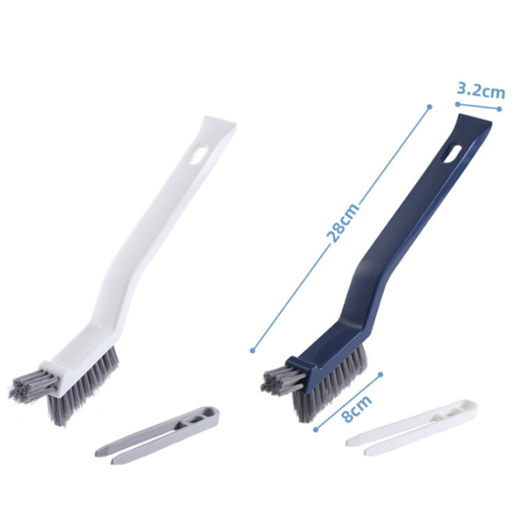 3 In 1 Multipurpose Bathroom Tile Floor Crevice Cleaning Brush Window Groove Wall Corner Brush
