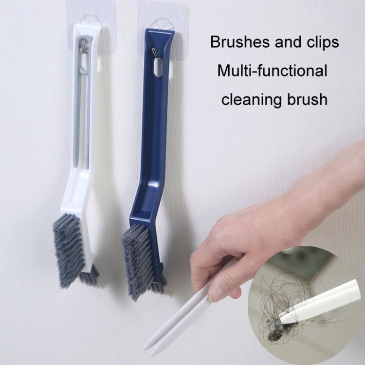3 In 1 Multipurpose Bathroom Tile Floor Crevice Cleaning Brush Window Groove Wall Corner Brush