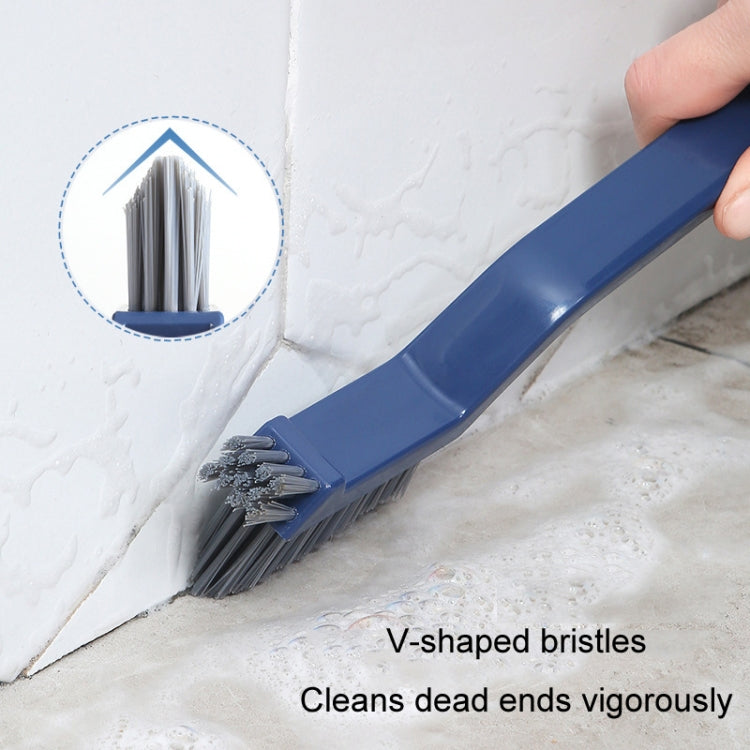 3 In 1 Multipurpose Bathroom Tile Floor Crevice Cleaning Brush Window Groove Wall Corner Brush