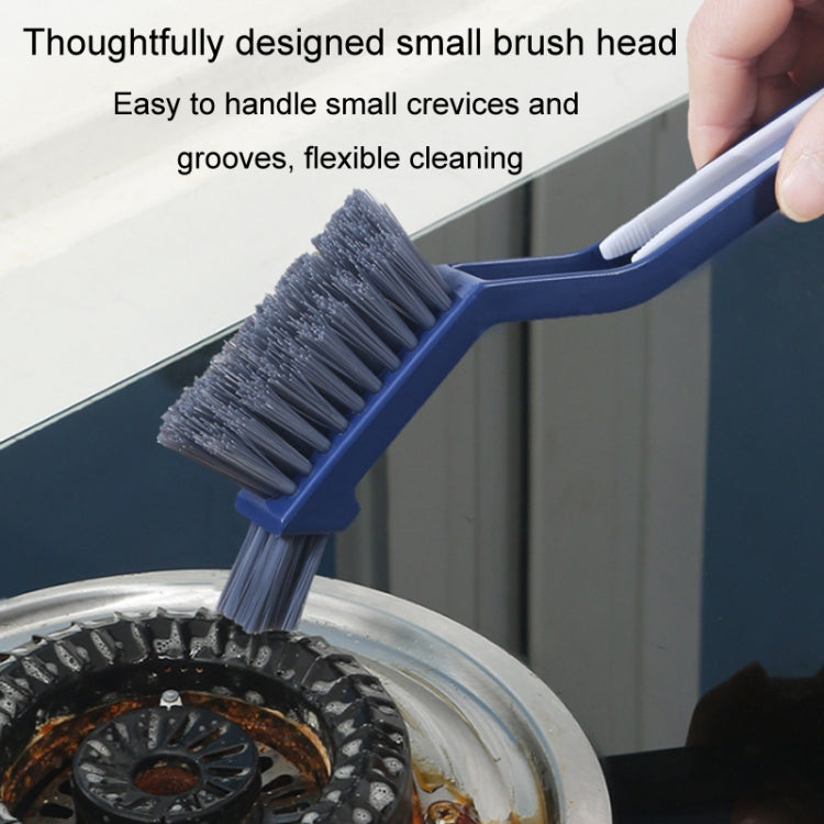 3 In 1 Multipurpose Bathroom Tile Floor Crevice Cleaning Brush Window Groove Wall Corner Brush