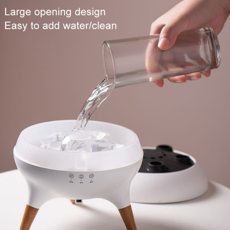Dynamic Multi-Spray Aromatherapy Diffuser With Colorful Lights Remote Control Humidifier