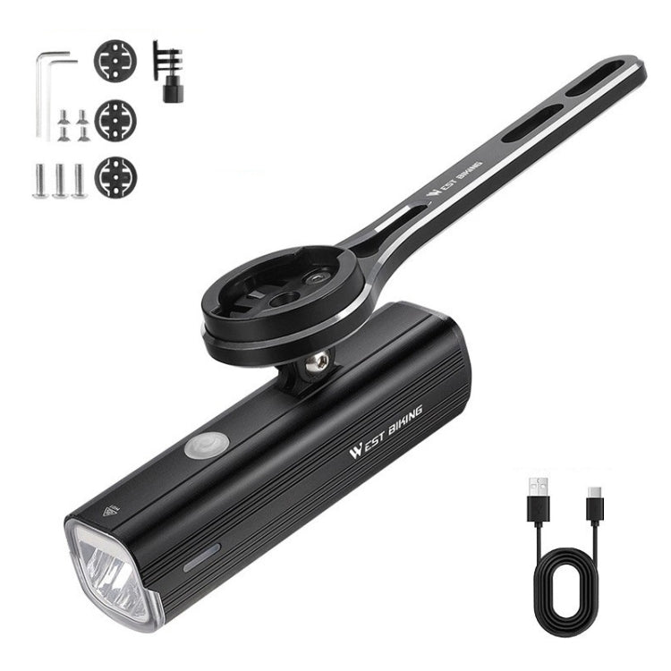 WEST BIKING Bicycle High Lumen Type-C Aluminum Alloy Headlight