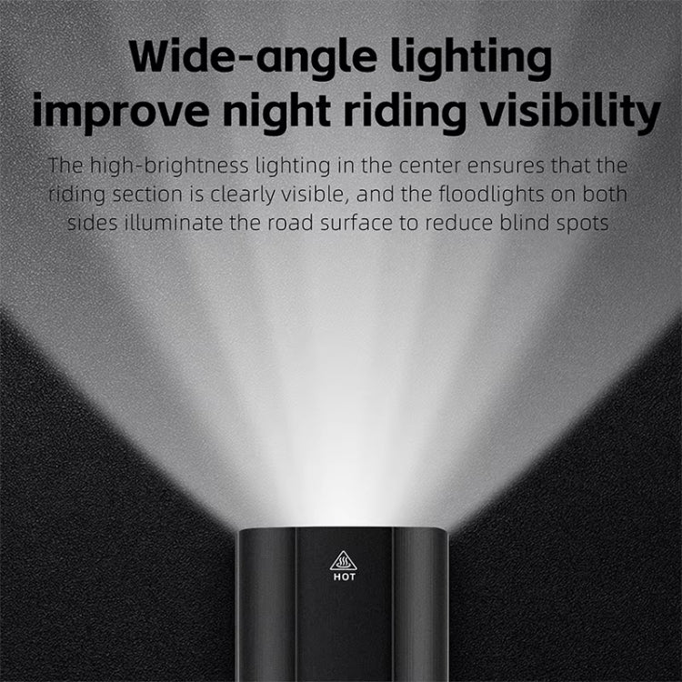 WEST BIKING Bicycle High Lumen Type-C Aluminum Alloy Headlight