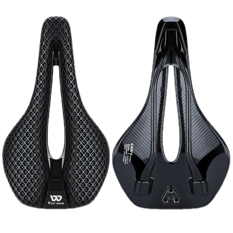 WEST BIKING Road Bicycle Carbon Fiber Ultralight Breathable Seat