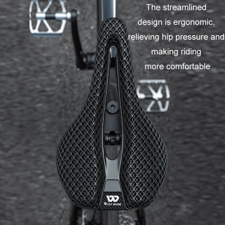WEST BIKING Road Bicycle Carbon Fiber Ultralight Breathable Seat