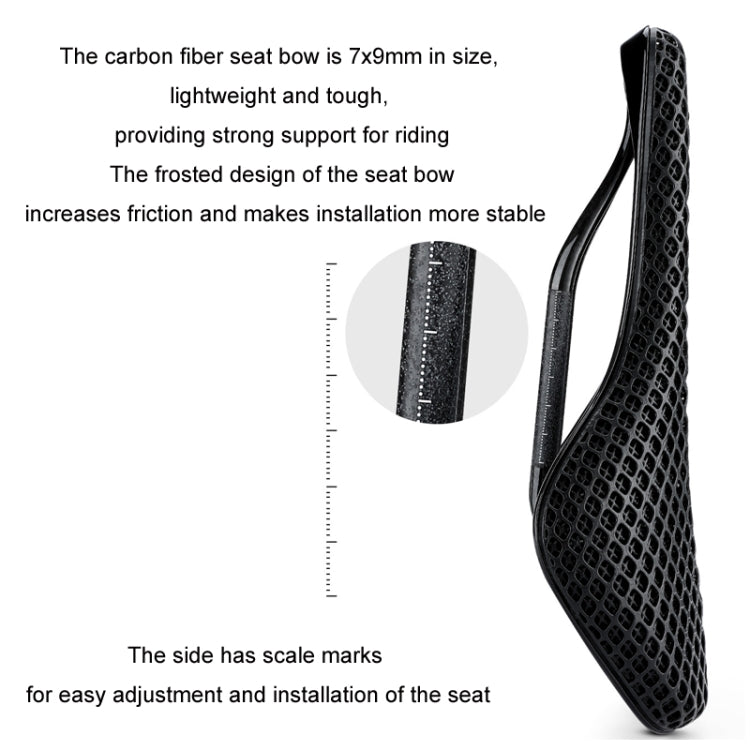 WEST BIKING Road Bicycle Carbon Fiber Ultralight Breathable Seat