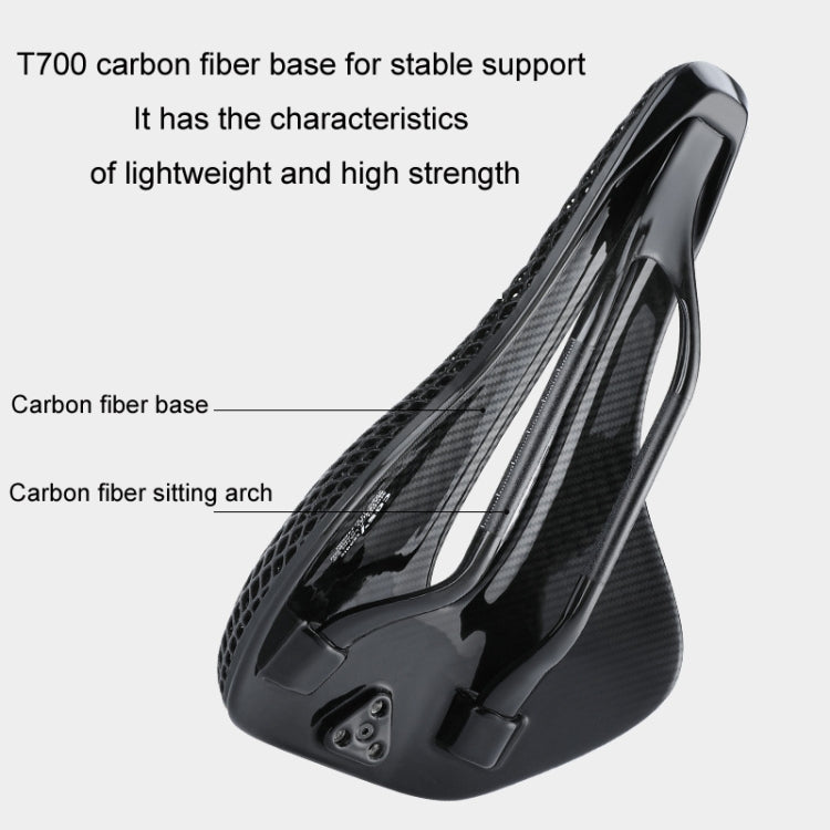 WEST BIKING Road Bicycle Carbon Fiber Ultralight Breathable Seat