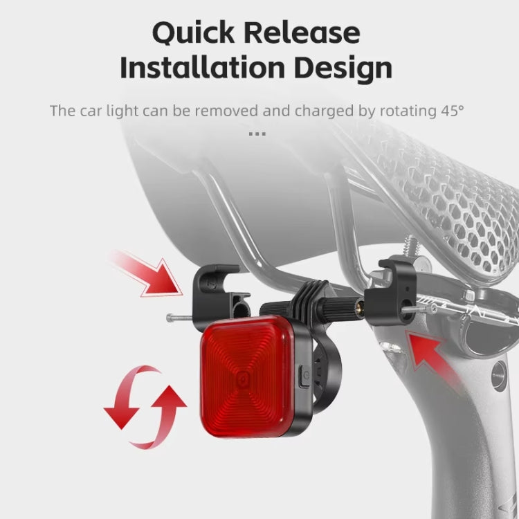 WEST BIKING Bicycle Waterproof High-Brightness Night Riding Warning Taillight