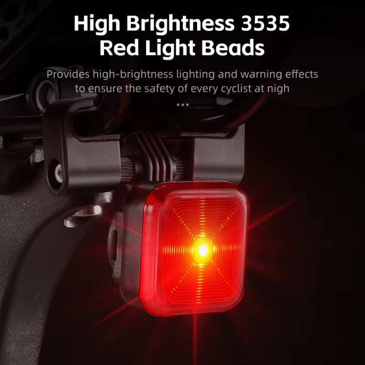 WEST BIKING Bicycle Waterproof High-Brightness Night Riding Warning Taillight